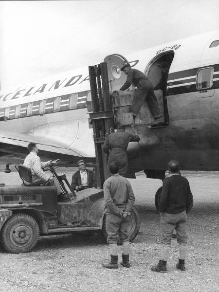 Groenlandia - uomini- vettura -aereo