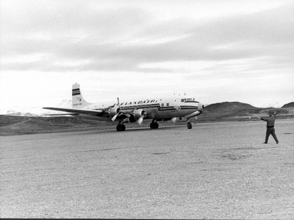 Groenlandia - uomo- aereo