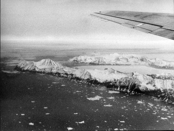 Groenlandia - fiordo- ghiaccio-ala di aereo