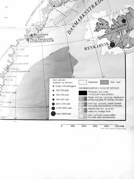 Piantina della Groenlandia - Zona sud-est