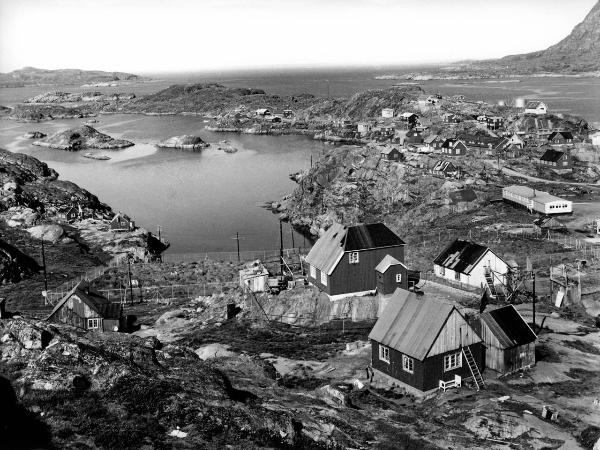 Groenlandia occidentale - Nord dell'Oceano Atlantico - Baia di Baffin - Comune di Qaasuitsup - Villaggio - Uummannaq - Case