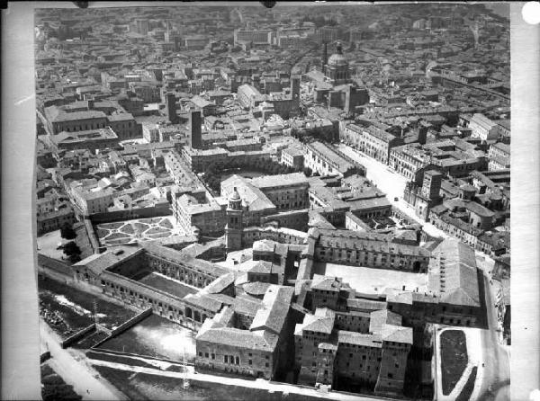 Mantova - Veduta aerea - Palazzo Ducale