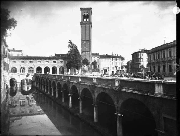 Mantova - Rio - Pescherie di Giulio Romano - Campanile della chiesa di S. Domenico