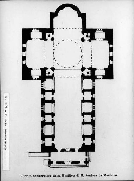 Mantova - Basilica di S. Andrea - Planimetria