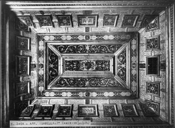 Mantova - Palazzo Ducale - Appartamento vedovile di Isabella D'Este - Grotta - Volta