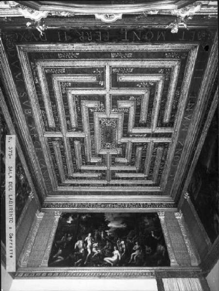 Mantova - Palazzo Ducale - Appartamento Ducale - Sala del Labirinto - Soffitto