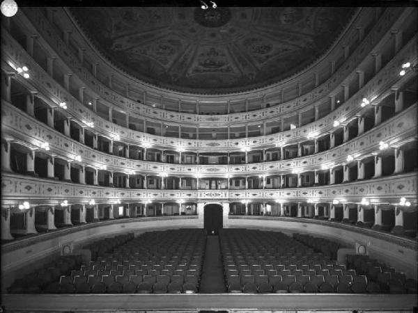 Mantova - Teatro Sociale - Platea, palchi