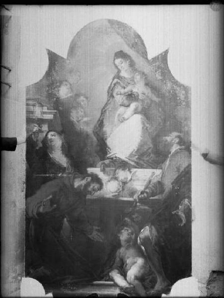 Dipinto - Madonna e santi - Giuseppe Bazzani - Acquanegra sul Chiese - Santuario di S. Fortunato martire