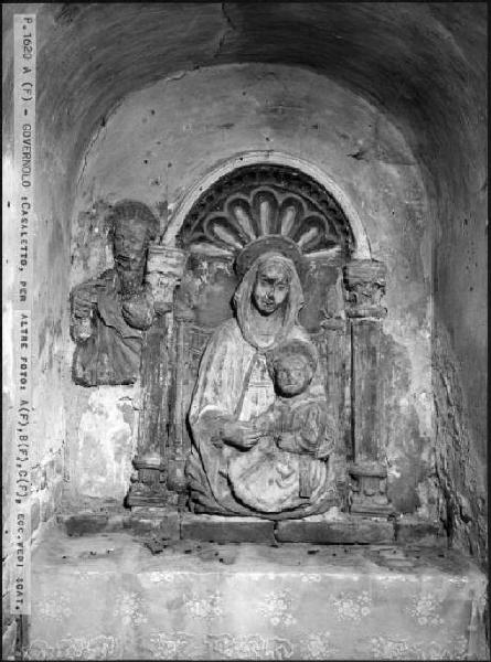 Scultura - Madonna col Bambino - Casaletto del Fissero - Chiesa di S. Nicola