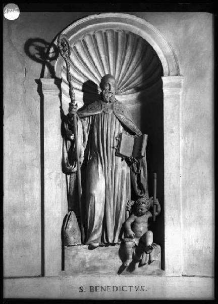 Scultura - Statua di S. Benedetto - Antonio Begarelli - S. Benedetto Po - Abbazia di S. Benedetto in Polirone