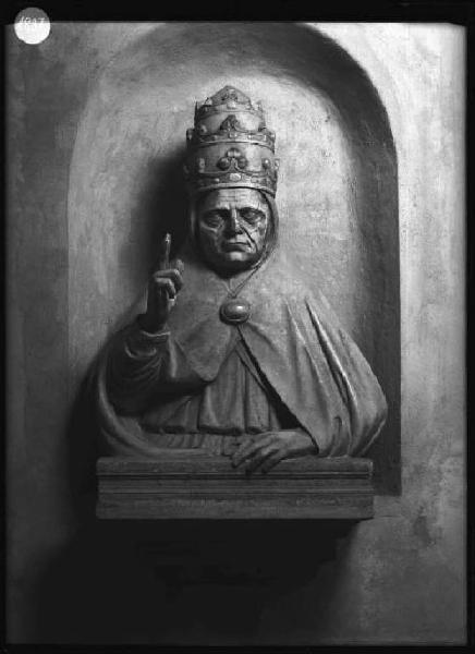 Scultura - Busto di Papa Pio II - S. Benedetto Po - Abbazia di S. Benedetto in Polirone