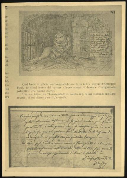 Pagina di libro - Lettere dal carcere di Domenico Fernelli e di Giuseppe Finzi