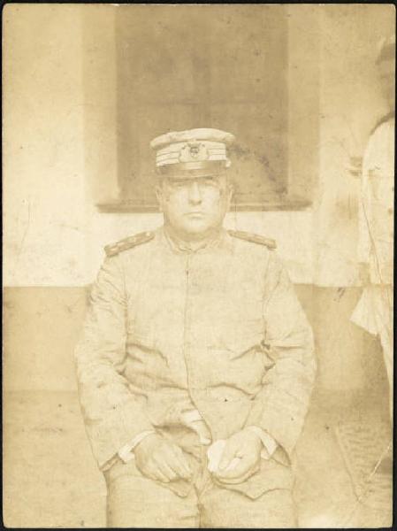 Prima Guerra Mondiale - Ritratto maschile - Militare - Nazario Sauro fatto prigioniero
