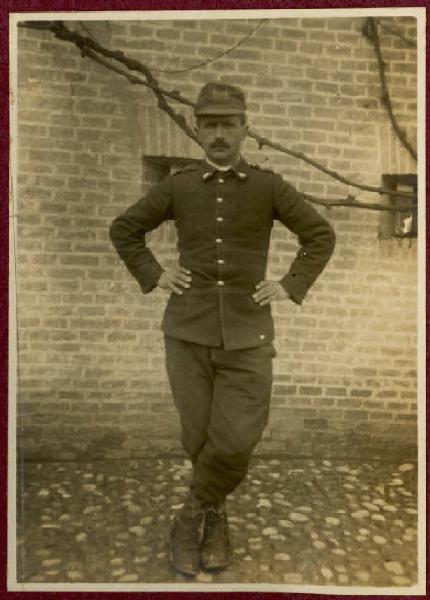 Prima Guerra Mondiale - Ritratto maschile - Militare