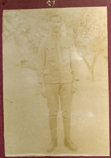 Prima Guerra Mondiale - Ritratto maschile - Militare - Appuntato Nikola Miksa
