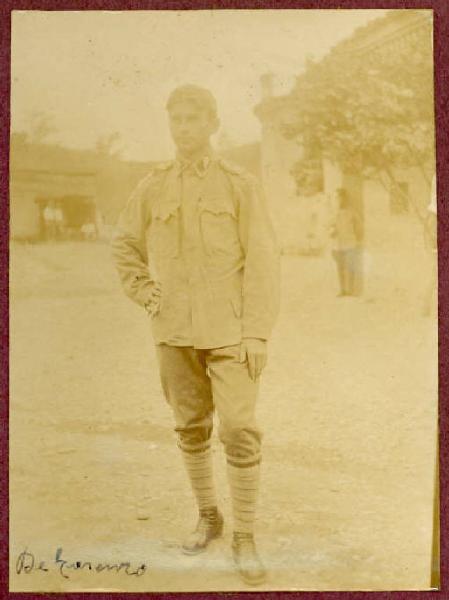 Prima Guerra Mondiale - Ritratto maschile - Militare - Soldato Antonio De Lorenzo