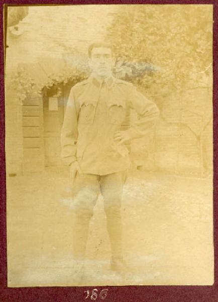 Prima Guerra Mondiale - Ritratto maschile - Militare - Soldato Teitelberst Plesser