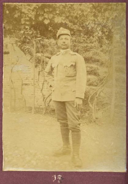 Prima Guerra Mondiale - Ritratto maschile - Militare - Appuntato Gius. Konyak