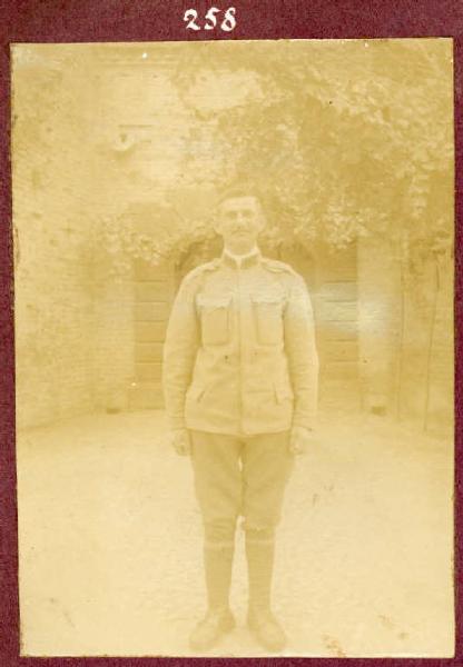 Prima Guerra Mondiale - Ritratto maschile - Militare - Soldato Giov. Vinczan