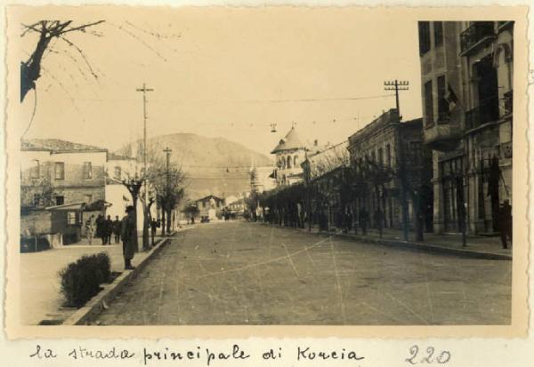Korcia - Strada principale