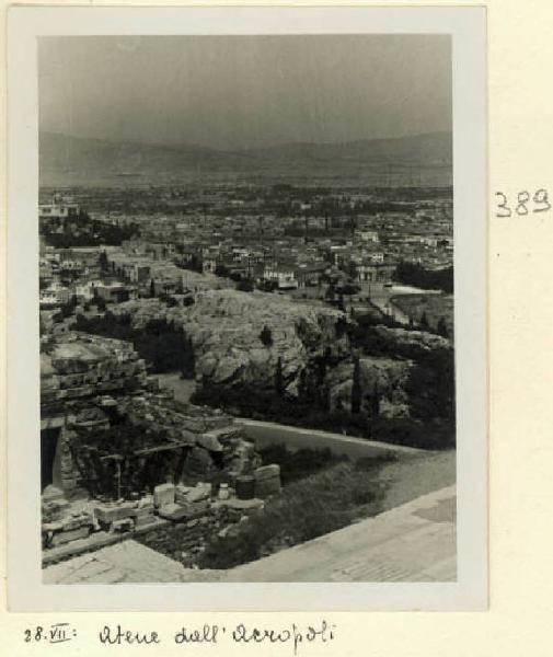 Atene - La città - Acropoli - Montagne