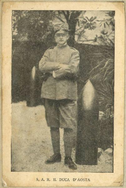 Prima guerra mondiale - Ritratto maschile - Emanuele Filiberto di Savoia duca d'Aosta