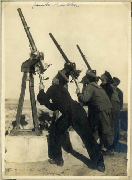 Prima guerra mondiale - Mitragliatrici antiaeree