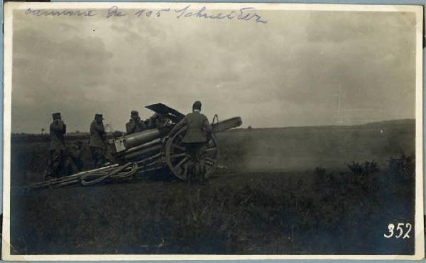 Prima guerra mondiale - Cannone da 105 Schneider