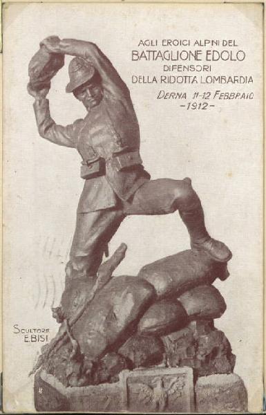 Scultura - Monumento dedicato agli alpini del battaglione Edolo