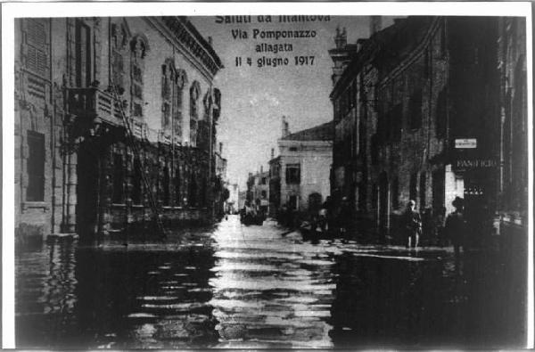Mantova - Via Pomponazzo - Alluvione
