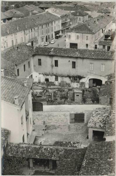 Acquanegra sul Chiese - Ripresa dal campanile della chiesa di S. Tommaso - Il paese