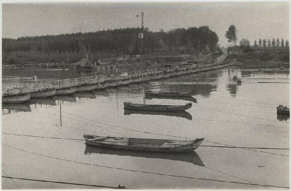 S. Benedetto Po - Fiume Po - Ponte sulle barche