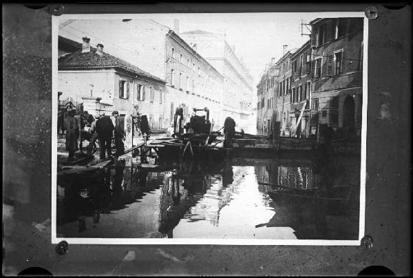 Mantova - Alluvione - Via Porto - Mulino Giannantonj