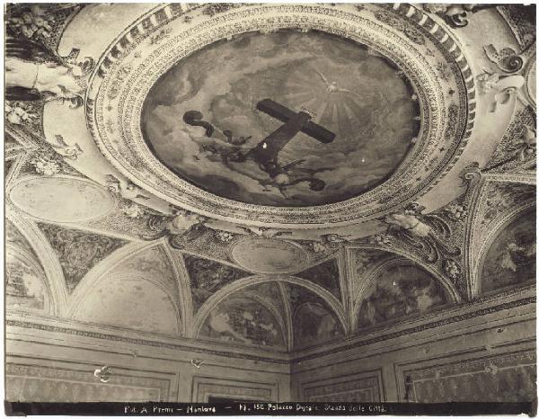 Mantova - Palazzo Ducale - Appartamento del Paradiso - Sala delle Città o della Croce - Soffitto