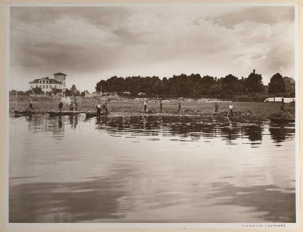 Mantova - Zona di terreno a nord-est del Cippo di Belfiore - Lago superiore