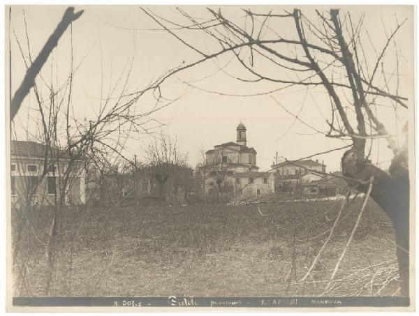 Pietole - Veduta del paese - Chiesa parrocchiale