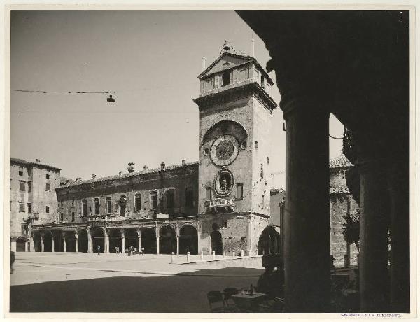 Mantova - Piazza Erbe - Palazzo della Ragione - Torre dell'Orologio