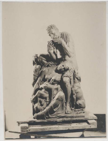 Scultura - Monumento a Virgilio - Gruppo allegorico - La Poesia pastorale