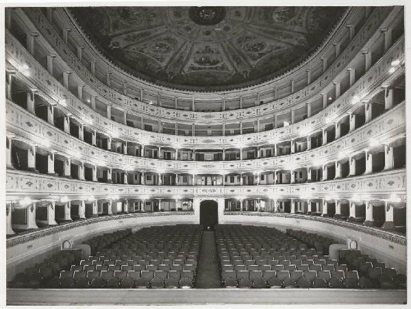 Mantova - Teatro Sociale - Platea, palchi