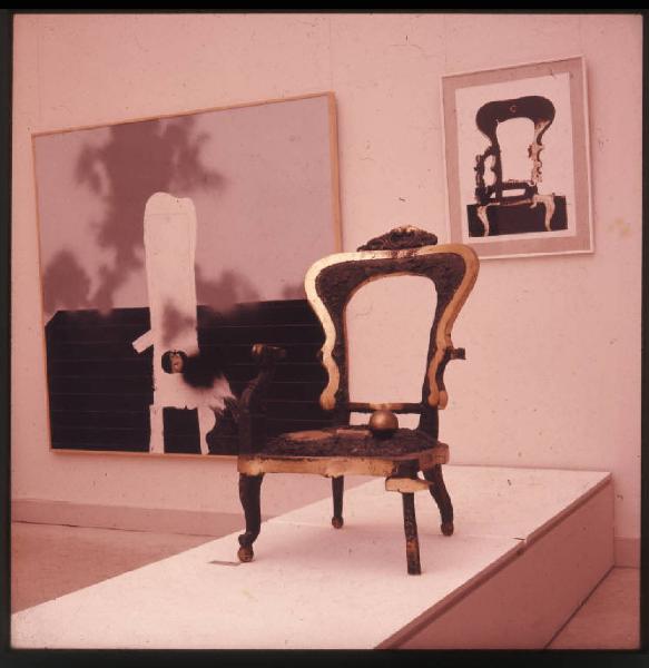 Scultura - La sedia - Janez Bernik - Venezia - Biennale 1970