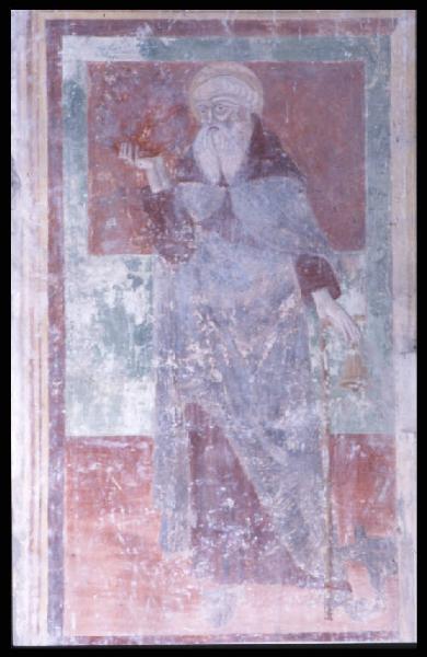 Affresco - S. Antonio Abate - Guidizzolo - Oratorio di S. Lorenzo - Interno