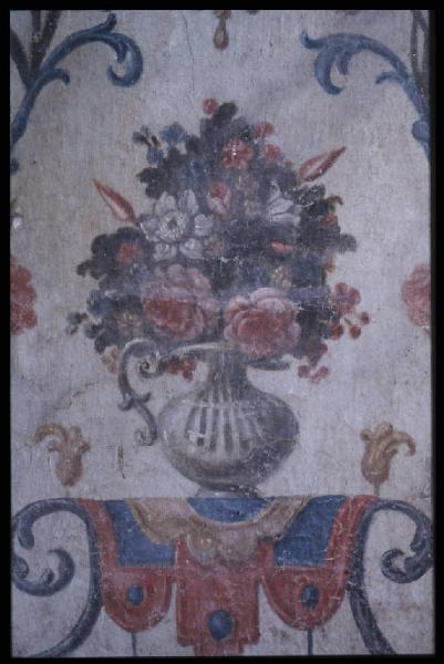 Dipinto - Vaso di fiori - Guidizzolo - Oratorio di S. Lorenzo - Paliotto dell'altare