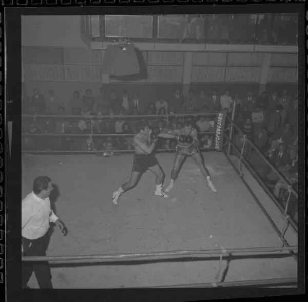 Ritratto di gruppo maschile - Pugili Boxe Mantova - Cerese - Ring del Faro della Danza - Azione