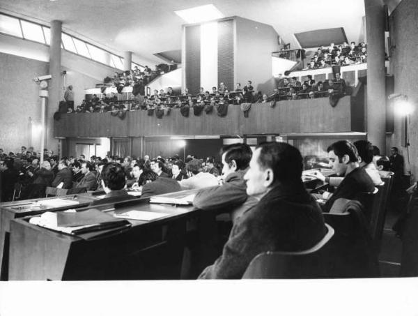 Sala del Comune di Sesto San Giovanni - Interno - Conferenza Fiom sulla democrazia e partecipazione nel sindacato - Platea