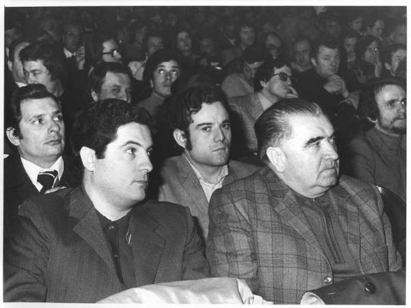 Teatro Odeon - Interno - Congresso della Cgil regionale Lombardia - Platea - Particolare del pubblico