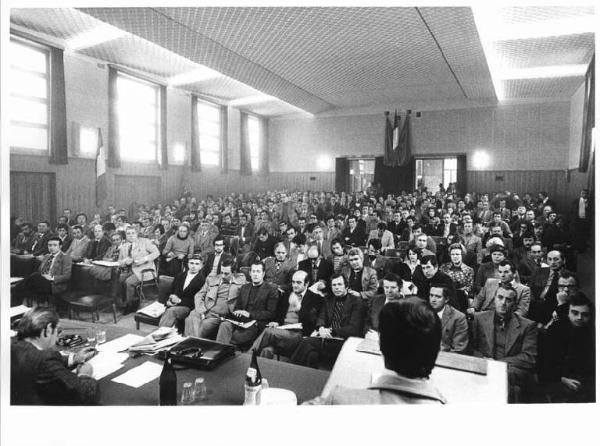 Primo congresso regionale Fillea Cgil, edili - Interno - Panoramica sulla sala - Platea