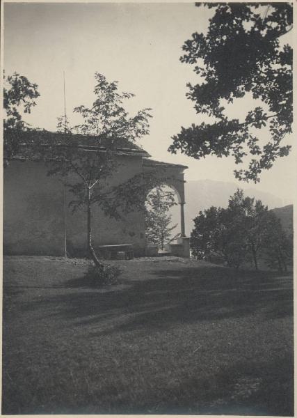 Paesaggio. Lago di Como - Griante - Cadenabbia - chiesa di S. Martino