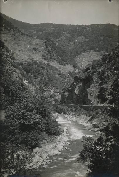 Paesaggio. Val Germanasca - Veduta