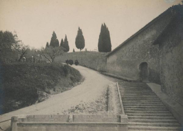 Paesaggio. Assisi - Strada verso il convento di San Damiano