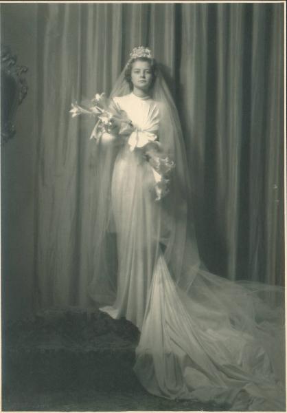 Ritratto femminile. Sposa: Carla Viola Starace